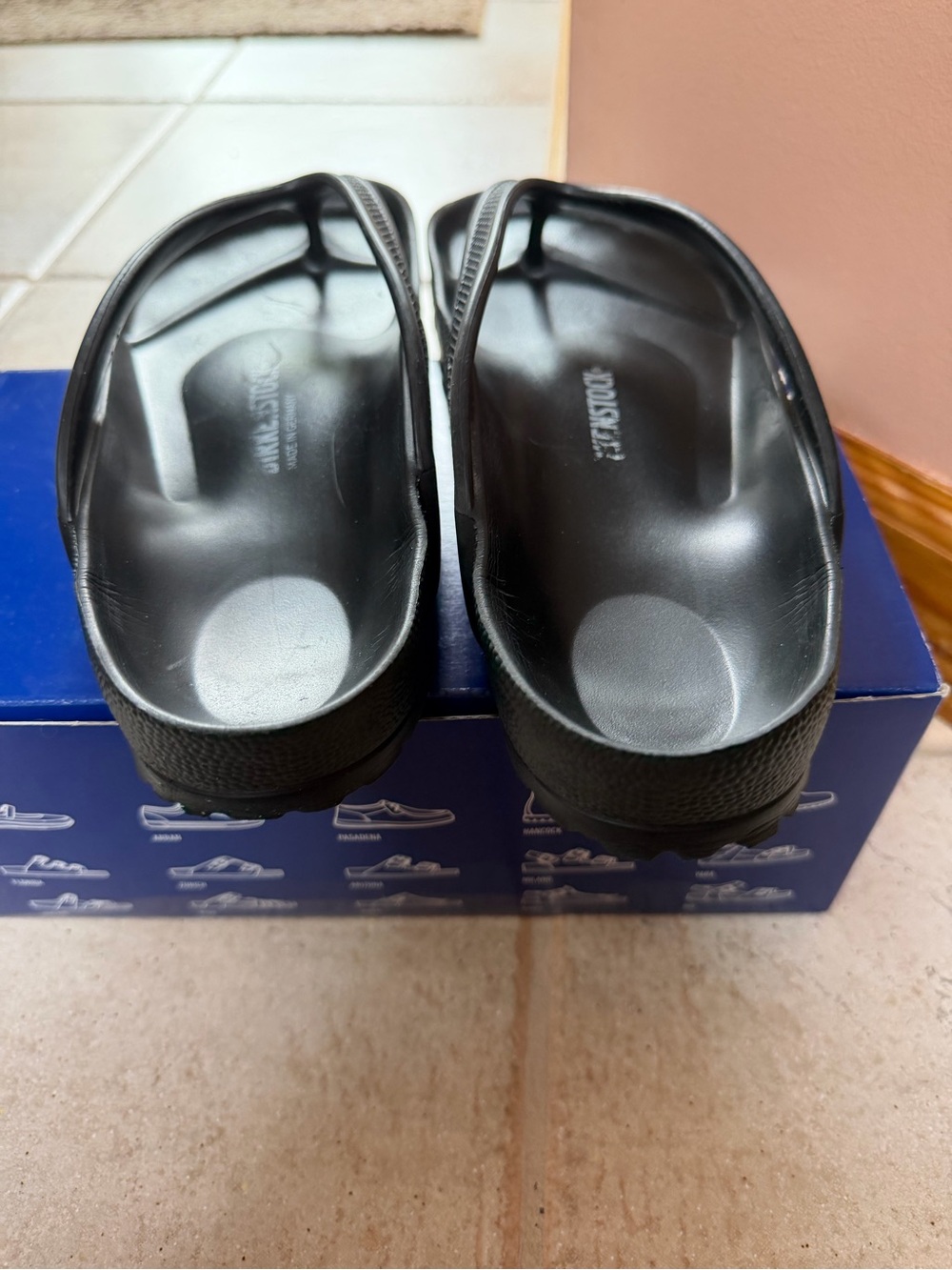 Black Birkenstock Honolulu Eva Flip Flop - Picture 6 of 7